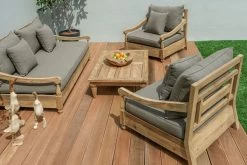 OUTFLEXX Stuhl, Natur, Recycled FSC®-Teak, 90X90x82cm, Inkl. Kissen, Mit Armlehnen -Gartenmöbel Geschäft 2 20311.jpg