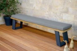 OUTFLEXX Bank, Dark Grey/natur, Alu/recycled FSC®-Teak, 240x100x45cm, Mit Baumkante -Gartenmöbel Geschäft 2 20317.jpg