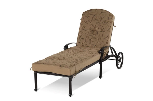 HARTMAN Amalfi Lounger, Bronze, Alu-Guss, 217 X 76,5 X 49 Cm, Mit Rollen, Verstellbare Rückenlehne 4 HARTMAN Amalfi Lounger, Bronze, Alu-Guss, 217 X 76,5 X 49 Cm, Mit Rollen, Verstellbare Rückenlehne – Bild 2