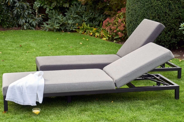 HARTMAN Eva Loungeliege, Sooty, Sunbrella, 195 X 70 X 31 Cm, Rückenlehne Verstellbar 4 HARTMAN Eva Loungeliege, Sooty, Sunbrella, 195 X 70 X 31 Cm, Rückenlehne Verstellbar – Bild 2