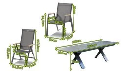 HARTMAN Sondermodell Xanadu / Aruba Set, Xerix/anthrazit, Alu/Glaskeramik, 2 Stapelsessel, 6 Multipos, 220/280x100cm -Gartenmöbel Geschäft 2 21129.jpg