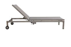 OUTFLEXX Rollliege, Taupe, Edelstahl/Textilene, Verstellbare Rückenlehne, 212x71x36cm -Gartenmöbel Geschäft 2 7100 4.jpg