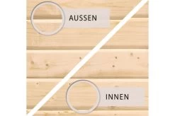 KARIBU Gartenhaus Theres 3, Naturbelassen, Fichtenholz 28mm, 270 X 244 X 242 Cm, Satteldach, Massivholzdach -Gartenmöbel Geschäft 30470 1 04.jpg