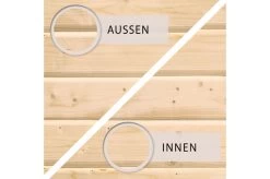 KARIBU Gartenhaus Theres 7, Naturbelassen, Fichtenholz 28mm, 648 X 304 X 250 Cm, Satteldach, Inkl. Dachausbauelement -Gartenmöbel Geschäft 30471 1 06 1.jpg 1