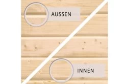 KARIBU Gartenhaus Theres 7, Naturbelassen, Fichtenholz 28mm, 648 X 304 X 250 Cm, Satteldach, Inkl. Dachausbauelement -Gartenmöbel Geschäft 30471 3 04.jpg