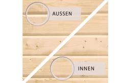 KARIBU Gartenhaus Theres 3, Naturbelassen, Fichtenholz 28mm, 767 X 240 X 242 Cm, Satteldach, 2 Dachausbauelemente -Gartenmöbel Geschäft 30472 1 04.jpg