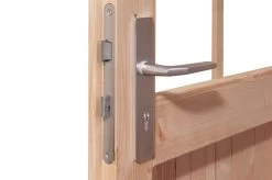 KARIBU Gartenhaus Theres 3, Terragrau, Fichtenholz 28mm, 767 X 240 X 242 Cm, Satteldach, 2 Dachausbauelemente -Gartenmöbel Geschäft 30472 2 03.jpg