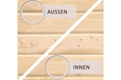 KARIBU Gartenhaus Radeburg 1, Naturbelassen, Fichtenholz 40mm, 346 X 309 X 229,5 Cm, Pultdach, Massivholzdach -Gartenmöbel Geschäft 30473 1 06.jpg