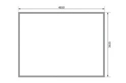 KARIBU Gartenhaus Radeburg 4, Naturbelassen, Fichtenholz 40mm, 528 X 368 X 231 Cm, Flachdach, Inkl. 2 Drehkippfenster -Gartenmöbel Geschäft 30476 5 08.jpg