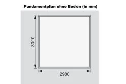 KARIBU Gartenhaus Askola 6, Terragrau, Fichtenholz 19mm, 334 X 306 X 216 Cm, Flachdach, Doppelflügeltür -Gartenmöbel Geschäft 30535 3 06.jpg