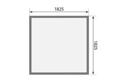 KARIBU Gartenhaus Stockach 2, Naturbelassen, Fichtenholz 19mm, 212 X 186 X 197 Cm, Pultdach, Doppelflügeltür -Gartenmöbel Geschäft 30554 1 06.jpg