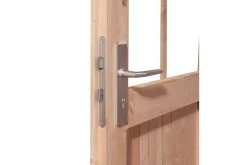 KARIBU Gartenhaus Northeim 3, Naturbelassen, Fichtenholz 40mm, 664 X 309 X 229 Cm, Pultdach, Anbau 3m Mit Rückwand -Gartenmöbel Geschäft 30561 1 03.jpg