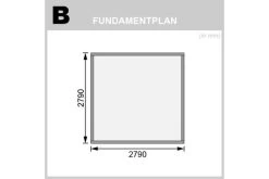 KARIBU Gartenhaus Bastrup 5, Anthrazit, Fichtenholz 28mm, 297 X 297 X 222 Cm, Pultdach, Eco Doppelflügeltür -Gartenmöbel Geschäft 30562 4 06.jpg