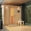 KARIBU Variado Sauna, Naturbelassen, Fichte, 210 X 132 X 202 Cm, Fronteinstieg, Mit Energiespartür, SET Mit Ofen 4,5 KW Bio Ext. Strg. -Gartenmöbel Geschäft 30919 6 01.jpg