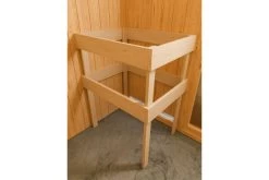 KARIBU Bodin Sauna, Naturbelassen, Fichte, 196 X 151 X 198 Cm, Fronteinstieg,mit Klarglastür SETmit Ofen 4,5 KW Bio Ext. Strg. -Gartenmöbel Geschäft 30927 3 08.jpg