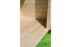 KARIBU Skrollan 1 Saunahaus, Terragrau, Fichte, 336 X 196 X 195 Cm, Fronteinstieg, Mit Moderner Tür SET Mit Fenster, Ofen 9 KW Bio Ext. Strg. Easy -Gartenmöbel Geschäft 30941 3 13.jpg