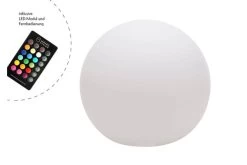 OUTFLEXX Exklusivmodell Shining Globe Dekoleuchte, Polyethylen, 30x28,5 Cm, Inkl. Fassung Und LED-Leuchtmittel -Gartenmöbel Geschäft 31289 03.jpg