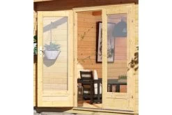 KARIBU Mainburg 1 Saunahaus, Naturbelassen, Fichte, 309x309x229 Cm, SET A Mit Doppelflügeltür, Vorraum Und 9 KW Bio-Ofen -Gartenmöbel Geschäft 31317 3 12.jpg