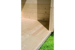 KARIBU Mainburg 1 Saunahaus, Terragrau, Fichte, 309x309x229 Cm, SET B Mit Doppelflügeltür, Vorraum Und 9 KW Ofen -Gartenmöbel Geschäft 31318 5 08.jpg