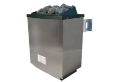 KARIBU Mainburg 1 Saunahaus, Terragrau, Fichte, 309x309x229 Cm, SET B Mit Doppelflügeltür, Vorraum Und 9 KW Ofen -Gartenmöbel Geschäft 31318 5 09.jpg