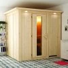 KARIBU Eupin Energiespar-Sauna, Naturbelassen, Fichte, 210x184x202 Cm, Mit Kranz Und 3,6 KW Ofen Integr. Steuerung -Gartenmöbel Geschäft 31392 2 01.jpg