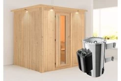 KARIBU Eupin Energiespar-Sauna, Naturbelassen, Fichte, 210x184x202 Cm, Mit Kranz Und 3,6 KW Ofen Integr. Steuerung -Gartenmöbel Geschäft 31392 2 03.jpg