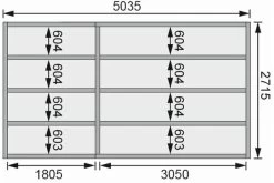 KARIBU Hygge Saunahaus, Naturbelassen, Fichte, 508x276x221 Cm Mit Holzofen, Inkl. Drei Liegen -Gartenmöbel Geschäft 31400 1 06.jpg