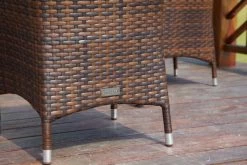 OUTFLEXX 2er-Set Sessel, Braun Marmoriert, Polyrattan, Inkl Polster Und Kissen -Gartenmöbel Geschäft 3354 04.jpg