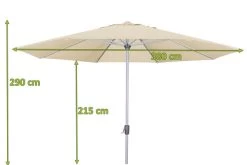 DOPPLER Active Mittelstockschirm, Natur, Aluminium/Textil, Ø 380 Cm, Mit Kurbel -Gartenmöbel Geschäft 3 12354 1.jpg