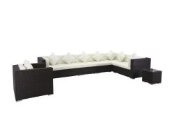 OUTFLEXX Loungemöbel-Set, Braun, Polyrattan, Für 8 Personen, Wasserfeste Kissenbox -Gartenmöbel Geschäft 3 1301 BOX A.jpg