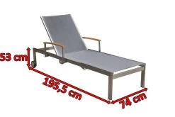 OUTFLEXX Rollliege, Silber, Edelstahl/Textilene, Mit Gasfeder, 195,5x74x35cm -Gartenmöbel Geschäft 3 13504.jpg