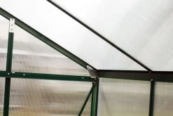 OUTFLEXX Anlehngewächshaus, Grün, Alu/Polycarbonat, 4mm, Inkl. Fundament, Pulverb. 195 X 131 X 203 Cm -Gartenmöbel Geschäft 3 13744.jpg