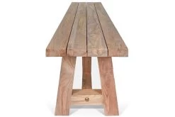 OUTFLEXX Gartenbank XXL, Natur, Recyceltes FSC®-Teakholz, 220x40cm, Rustikal Gebürstet -Gartenmöbel Geschäft 3 15865.jpg