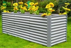 OUTFLEXX Set Hochbeet Mit Erweiterungsmodul, Silber, Zincalume, 180+80cm -Gartenmöbel Geschäft 3 16092.jpg