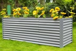 OUTFLEXX Set Hochbeet Mit Erweiterungsmodul, Silber, Zincalume, 120+80cm -Gartenmöbel Geschäft 3 16094.jpg