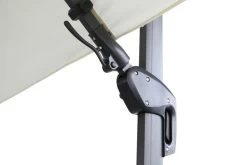 OUTFLEXX Ampelschirm, Creme, Pulverbesch. Aluminium, 300x300 Cm, Inkl. Plattenständer, Twist-Funktion -Gartenmöbel Geschäft 3 16108.jpg