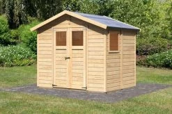 KARIBU Gartenhaus Dalin 1, Fichtenholz 14 Mm, Naturbelassen, Ca. 4,4 M² -Gartenmöbel Geschäft 3 17838.jpg