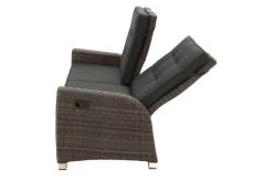 Ploß Rocking Comfort Dining / Lounge 2-Sitzer Sofa, Grau/braun-meliert, Polyrattan, 148x85x112 Cm, Verstellbar -Gartenmöbel Geschäft 3 18206.jpg