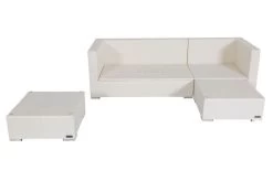OUTFLEXX Loungemöbel-Set, Weiß, Polyrattan, 5 Personen, Wasserfeste Kissenbox -Gartenmöbel Geschäft 3 18228 BOX A.jpg
