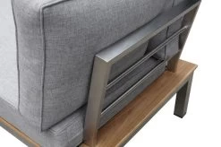 OUTFLEXX Chaiselongue, Silber/grau, Edelstahl/FSC-Teakholz/Textil, 158 X 76 X 64 Cm 8 OUTFLEXX Chaiselongue, Silber/grau, Edelstahl/FSC-Teakholz/Textil, 158 X 76 X 64 Cm -Gartenmöbel Geschäft 3 18295.jpg