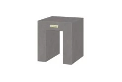 OUTFLEXXHocker, Grau, Faserzement, 40 X 40 X 46 Cm, Glatte Oberfläche, Würfeldesign -Gartenmöbel Geschäft 3 18588.jpg