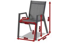 HARTMAN 4er Set Aruba Stapelsessel, Xerix/anthrazit, Alu/Textilene, 75x55x88cm -Gartenmöbel Geschäft 3 18667.jpg