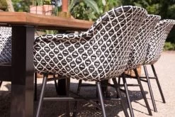 HARTMAN Delphine Armlehnensessel, Schwarz/weiß, Alu/Kunststoff -Gartenmöbel Geschäft 3 18696.jpg