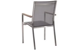 STERN Cardiff Set, Silber/silbergrau, Edelstahl/FSC-Teak, Tisch 200/300 X 100 Cm, 4 Stapel-, 2 Multipositionssessel -Gartenmöbel Geschäft 3 19742.jpg