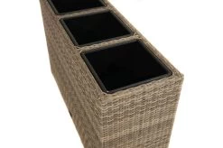 Ploß Rabida Pflanzgefäß, Champagner-meliert, Polyrattan, 113x40x70 Cm, Mit 3 Kunststoffeinsätzen 14 Ploß Rabida Pflanzgefäß, Champagner-meliert, Polyrattan, 113x40x70 Cm, Mit 3 Kunststoffeinsätzen -Gartenmöbel Geschäft 3 20176.jpg