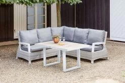 SIENA GARDEN Corido 2-Sitzer Sofa, Ice Grey, Alu / Gardino®-Geflecht, 136x83x88 Cm, Armlehne Links -Gartenmöbel Geschäft 3 20191.jpg