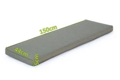 OUTFLEXX Bankauflage, Grau, Olefin, 150x40x5cm, Kissen Für Bank Ohne Armlehne -Gartenmöbel Geschäft 3 20293.jpg