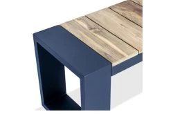 OUTFLEXX Kona Bank, Dark Grey/natur, Alu/recycled FSC®-Teak, 240x40x45cm, Rustikal Gebürstet, U-Gestell -Gartenmöbel Geschäft 3 20327.jpg