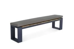 OUTFLEXX Kona Bank, Dark Grey/natur, Alu/recycled FSC®-Teak, 200x40x45cm, Rustikal Gebürstet, U-Gestell -Gartenmöbel Geschäft 3 20329.jpg