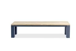 OUTFLEXX Oxford Bank, Dark Grey/natur, Alu/recycled FSC®-Teak, 190x40x45cm, Rustikal Gebürstet -Gartenmöbel Geschäft 3 20338.jpg